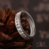 [Đặc biệt hàng ngày] Nhẫn bạc nghệ thuật Phật bạc sáu chữ nhẫn thần Da Ming lời nguyền trái tim nam nữ chuyển nhẫn nhẫn ác nhẫn cầu hôn pnj Nhẫn