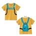 Xuất khẩu cho trẻ em Nhật Bản quần áo bé trai và bé gái cotton áo thun ngắn tay mùa hè 1-6 em bé hoạt hình áo thun nửa tay áo thun thủy triều - Áo thun