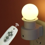 Умный светодиодный цоколь, фонарь, подставка для лампы, переключатель, энергосберегающий светильник для спальни, дистанционное управление, с винтовым цоколем
