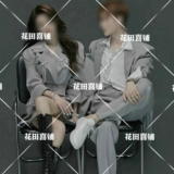 Осенняя и зимняя пара путешествий Пара темы фото путешествий съемки мода