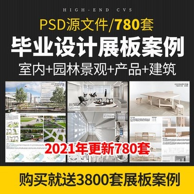 0046建筑室内环艺景观产品工业设计毕业生作品设计PS展板PS...-1