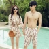 Eo đôi bơi lội đi biển kỳ nghỉ cặp vợ chồng phù hợp với phụ nữ bikini ba mảnh phù hợp với nam quần đi biển - Vài đồ bơi 	đồ đôi đi biển cho mẹ và bé trai Vài đồ bơi