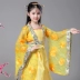 Em bé chaise longue đuôi bé Tang nữ công chúa cổ tích Hanfu Niangniang sân khấu trình diễn catwalk - Trang phục bộ trang phục múa bale đáng yêu Trang phục