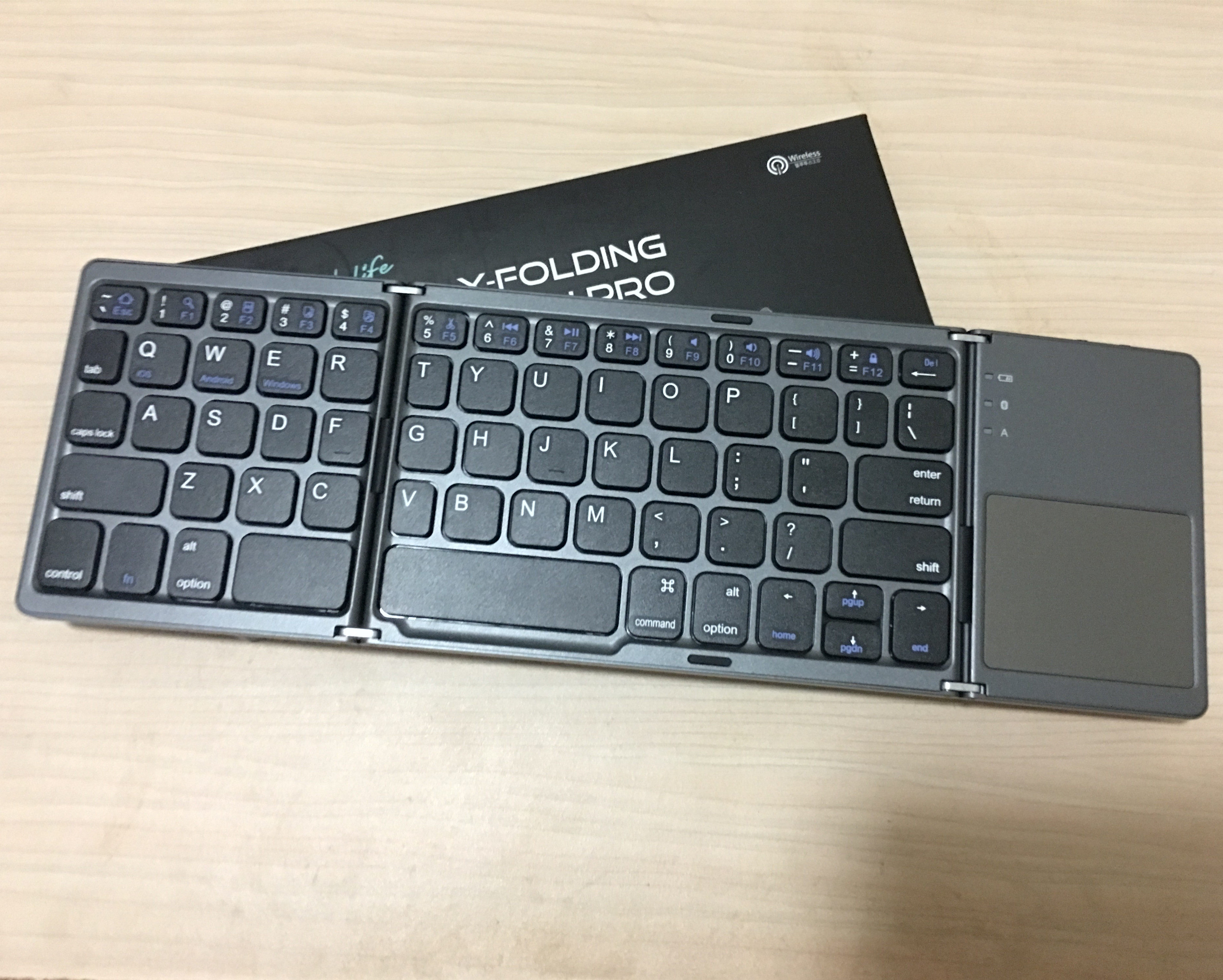 三星s8折叠蓝牙键盘手机平板轻薄无线便携键盘xfolding touch pr