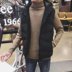 Xuống bông vest nam mùa thu và mùa đông dày trùm đầu vest người đàn ông giản dị của áo khoác Hàn Quốc phiên bản của xu hướng đẹp trai vest vest Áo vest cotton