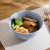 Lúa mì lúa mì sáng tạo bát lớn bát cơm bát Hộ gia đình Nhật Bản bộ đồ ăn bát ăn bát ăn liền bát mì đĩa nhựa dùng 1 lần Đồ ăn tối