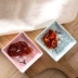 Bông tuyết gốm nhỏ Bộ đồ ăn Nhật Bản nước tương món ăn dấm món ăn nhà xì dầu gia vị món ăn nước sốt món ăn đĩa