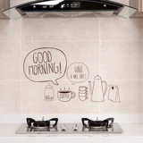 Термостойкая прозрачная самоклеющаяся плита, кухня, водонепроницаемая наклейка на стену