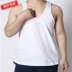 Nam cotton trung niên mùa hè lỏng cũ áo áo yếm trong vòng cổ ngắn tay T-Shirt t-shirt cotton áo ngực nữ Áo vest