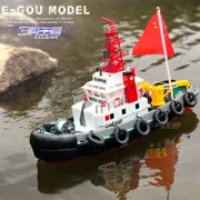 Mô phỏng tàu US cháy thuyền mô phỏng thuyền điều khiển từ xa thực tế phun nước chức năng mô hình tàu mô hình món quà đồ chơi 3810