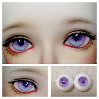 taobao agent [January vending] 14 small 14 16bjd resin eye three/four/six/uncle eye beads and long wind