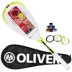 Chính hãng OLIVER Oliver ICQ 120 sợi carbon cạnh tranh chuyên nghiệp squash racket siêu ánh sáng squash huấn luyện viên vợt head gravity Bí đao