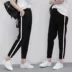 Mùa xuân và mùa hè Hàn Quốc phiên bản của Harlan feet chín quần nữ sinh viên thể thao lỏng lẻo Wei quần quần tây giản dị phụ nữ chùm feet quần triều Khởi động cắt