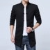 Cộng với nhung Tang phù hợp với nam dài phần phong cách Trung Quốc khóa Trung Quốc phong cách quốc gia nam áo khoác retro