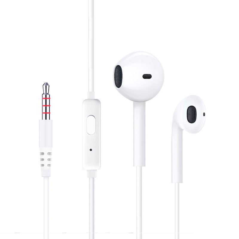 耳机半入耳式有线k歌适用华为小米红米vivo/oppo苹果6/6s安卓通用