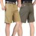 Mùa hè bông trung và tuổi già đôi quần short xếp li quần cha lớn kích thước cao eo lỏng quần của nam giới năm điểm quần Quần