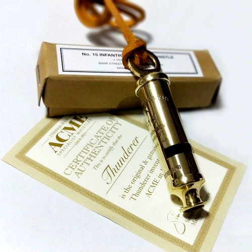 Британский ACME1916 Повторяемый издание Whistle Memorial Whistle Madendy Jewelry