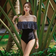 Áo tắm đi biển nữ Xiêm bảo thủ gợi cảm mùa hè Hàn Quốc mới tụ tập suối nước nóng mỏng che bụng váy bơi sen