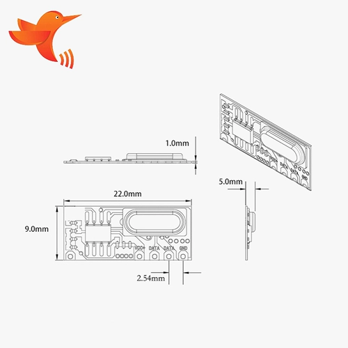 Пять кусочков беспроводного модуля Hummingbird LR45B Smart Home Appliance Home Remote Control Выделенная общенациональная бесплатная доставка