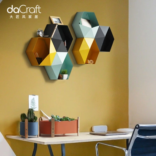 Цветочный горшок для спальни из натурального дерева для гостиной, настенный декор