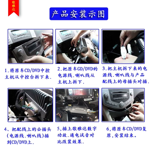 Подходит для Toyota Hanka Asia Dragon Automobile DSP усилитель линии луча.