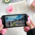 Phong cách Hàn Quốc cô gái hồng tim ăn gà tạo tác vua vinh quang thông minh cầm kính gamepad tay cầm ps4 Người điều khiển trò chơi