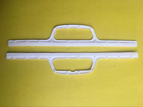 Пластиковая упаковка, белая экологичная ручка