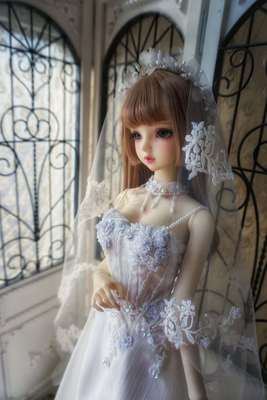 taobao agent Leqi handmade baby clothes wedding dress foreign dress custom BJD four points and four points 