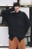 Charlie UNCLE mùa đông tide thương hiệu cao cổ áo len nam sinh viên Hàn Quốc dày lỏng trùm đầu áo len