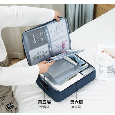 Вместительная и большая универсальная сумка-органайзер, картхолдер для документов