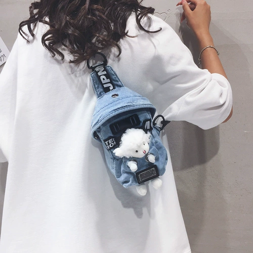 Японская милая небольшая сумка, нагрудная сумка, универсальная брендовая сумка через плечо, популярно в интернете