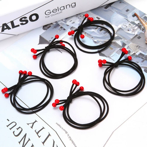 Чехол для взрослых, аксессуар для волос, милая резинка для волос для школьников, в корейском стиле, простой и элегантный дизайн