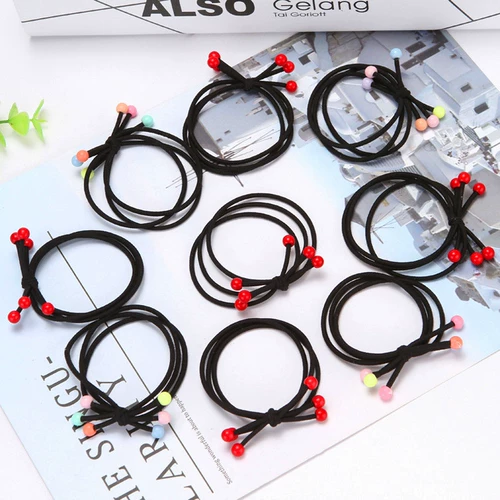 Чехол для взрослых, аксессуар для волос, милая резинка для волос для школьников, в корейском стиле, простой и элегантный дизайн