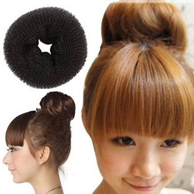 Корейская горячая -вывивая принцесса голова пончик Бобо Бобо головная голова головы головы парикмахерская для парикмахерской цветочные бутоны кольцо для волос кольцо