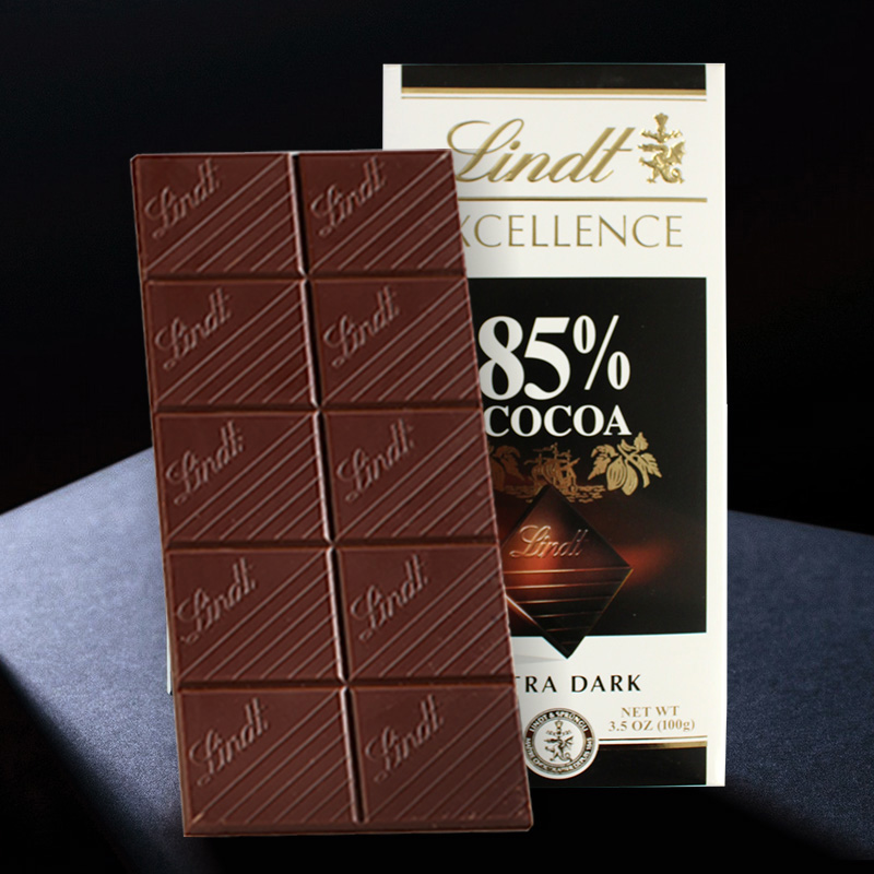 Lindt 瑞士莲 85％可可 特级黑巧克力 100g*10排 优惠券折后￥152.6含税包邮