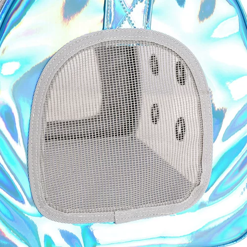 Модный дышащий прозрачный космический ранец для выхода на улицу, портативный милый ремешок для сумки, сумка на одно плечо