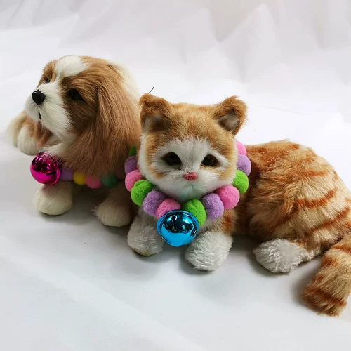 Милый шарф, ожерелье, радужный колокольчик, чокер, аксессуар, популярно в интернете, домашний питомец, кот