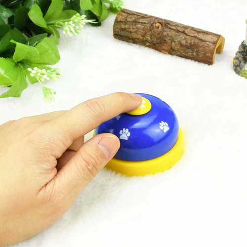 抖音狗狗按铃器训练器开发智力宠物猫咪狗狗点餐印花狗爪铃铃铛