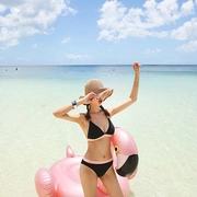 Hàn Quốc ngực nhỏ bãi biển gợi cảm tụ tập chia đôi ngực lớn kỳ nghỉ bikini áo tắm ba điểm nữ bong bóng 2019 - Bikinis