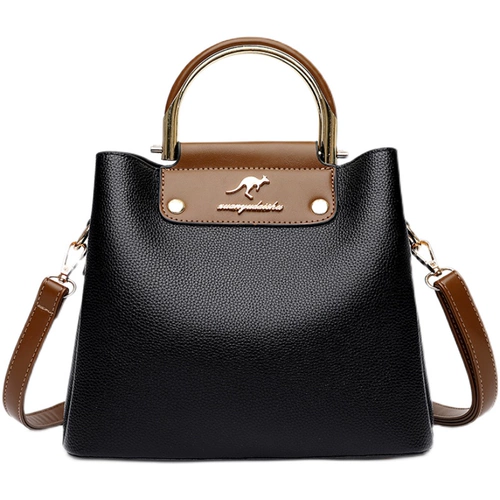 Модная кожаная сумка через плечо, коллекция 2023, из натуральной кожи