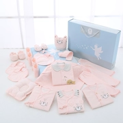 Hộp quà cho trẻ sơ sinh sớm Bộ quần áo cotton mùa hè và quà tặng mùa thu và hộp quà tặng trẻ sơ sinh 0-5 tháng - Bộ quà tặng em bé
