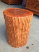2018 mới khối gỗ rắn gốc gỗ khắc phân cây trụ gỗ cọc lớn tấm lớn khung hoa đứng cơ sở bàn trà tròn gỗ - Các món ăn khao khát gốc