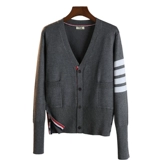 Весенний кардиган для школьников, короткий свитер для влюбленных, накидка, куртка, длинный рукав, V-образный вырез
