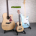 Tuyệt vời cao cấp hợp kim nhôm gấp cầm tay nhiều màu đàn guitar nhạc cụ khung A loại ukulele - Phụ kiện nhạc cụ đàn hạc cầm Phụ kiện nhạc cụ