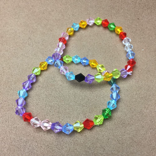 Акриловые пластиковые плетеные бусины, аксессуар ручной работы, 6mm