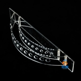 Акриловый изогнутый карандаш для бровей, шариковая ручка, мелки, карандаш для глаз, лайнер, универсальный стенд