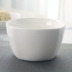 4.5 inch bát vuông màu trắng tinh khiết bộ đồ ăn gốm xương trung quốc gạo Nhật Bản bát đơn giản sáng tạo khuyến mãi