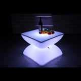 Светодиодный светодиодный творческий высокий стол и стул Круглый стол