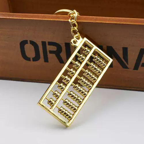 Металлические счеты, брелок, золото и серебро