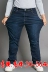 Quần thun cao cấp cộng với nhung quần jean nam cao eo thẳng cha trung niên lỏng mỡ cộng với phân bón XL quần áo nam hàng hiệu	 Cao bồi